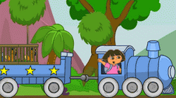 Play Dora cu Trenul